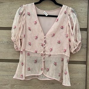 Loveshack Fancy Jordan top medium